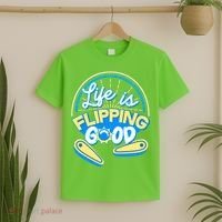 Retro Life Is Flipping Good Pinball Game Fan T-Shirt thumb 2
