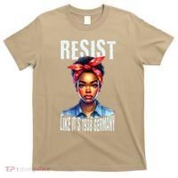 Resist Like Its 1938 Germany African American Girl Democrat T-Shirt thumb 0