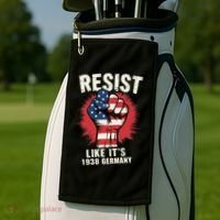 Resist Like Its 1938 Germany Golf Towel thumb 2