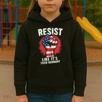 Resist Like Its 1938 Germany Kids Hoodie thumb 3