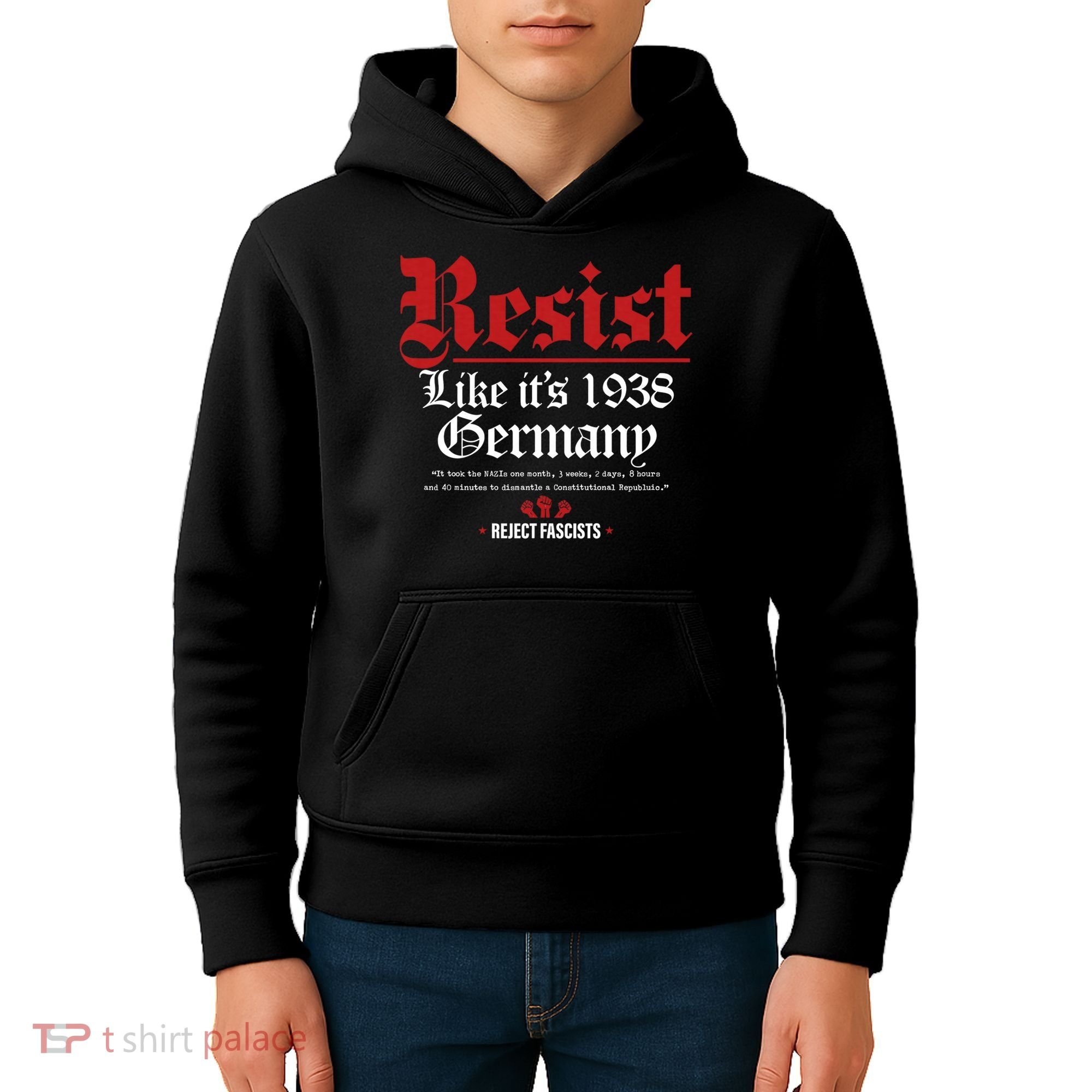 Resist Like It's 1938 Germany Kids Hoodie
