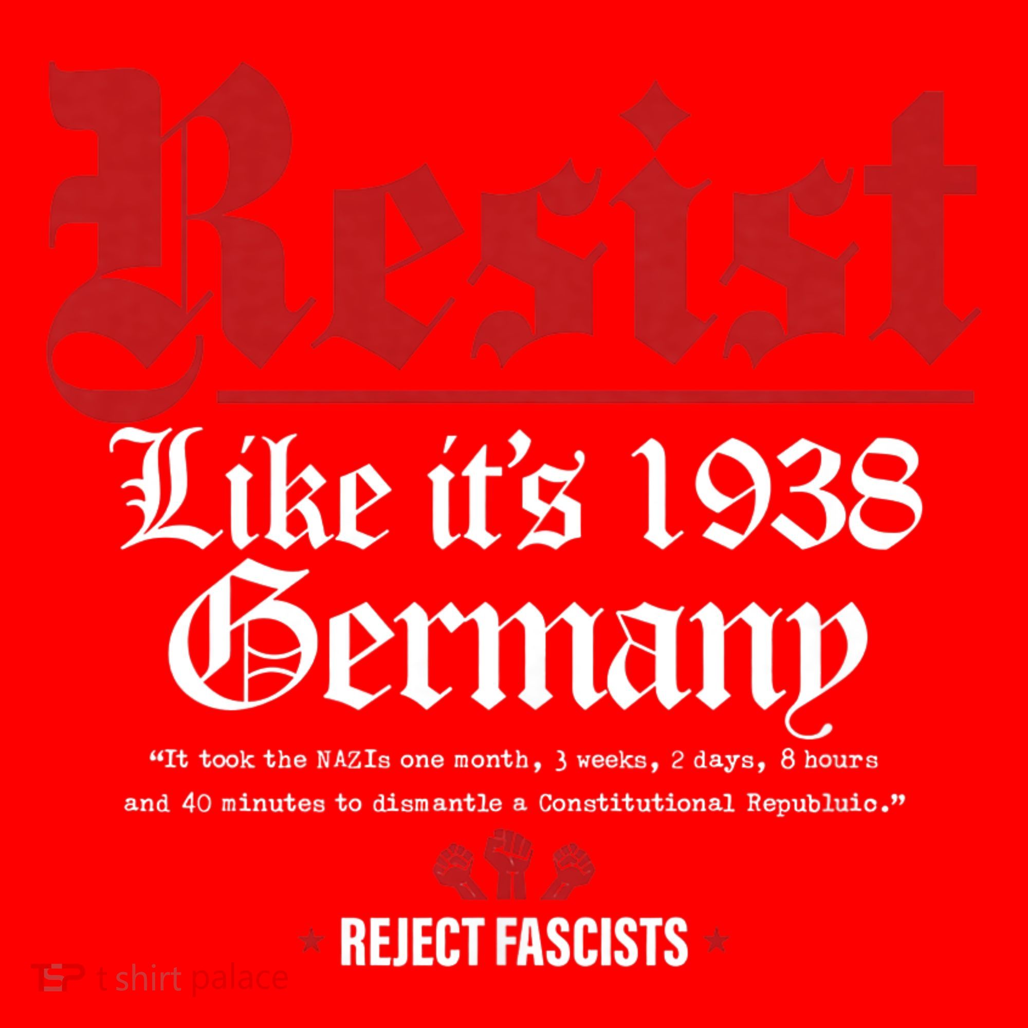 Resist Like It's 1938 Germany Santa Hat
