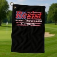 Resist Like Its 1938 Germany Golf Towel thumb 1