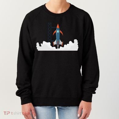 Rocket Launch Into Space Women's Sweatshirt