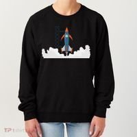 Rocket Launch Into Space Women's Sweatshirt thumb 0