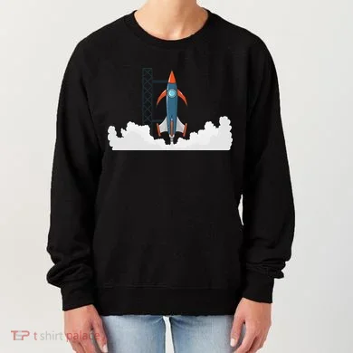 Rocket Launch Into Space Women's Sweatshirt