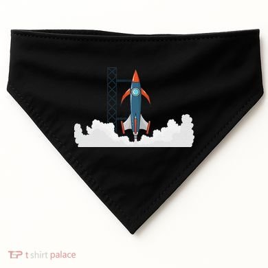 Rocket Launch Into Space USA-Made Doggie Bandana