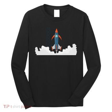 Rocket Launch Into Space Long Sleeve Shirt