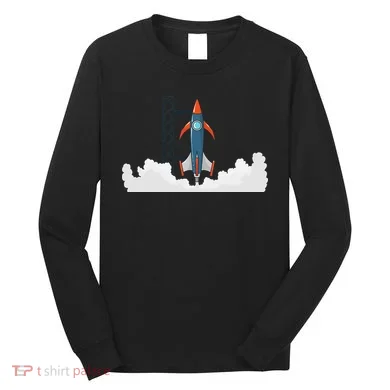 Rocket Launch Into Space Long Sleeve Shirt