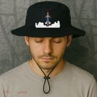 Rocket Launch Into Space Bucket Hat thumb 2