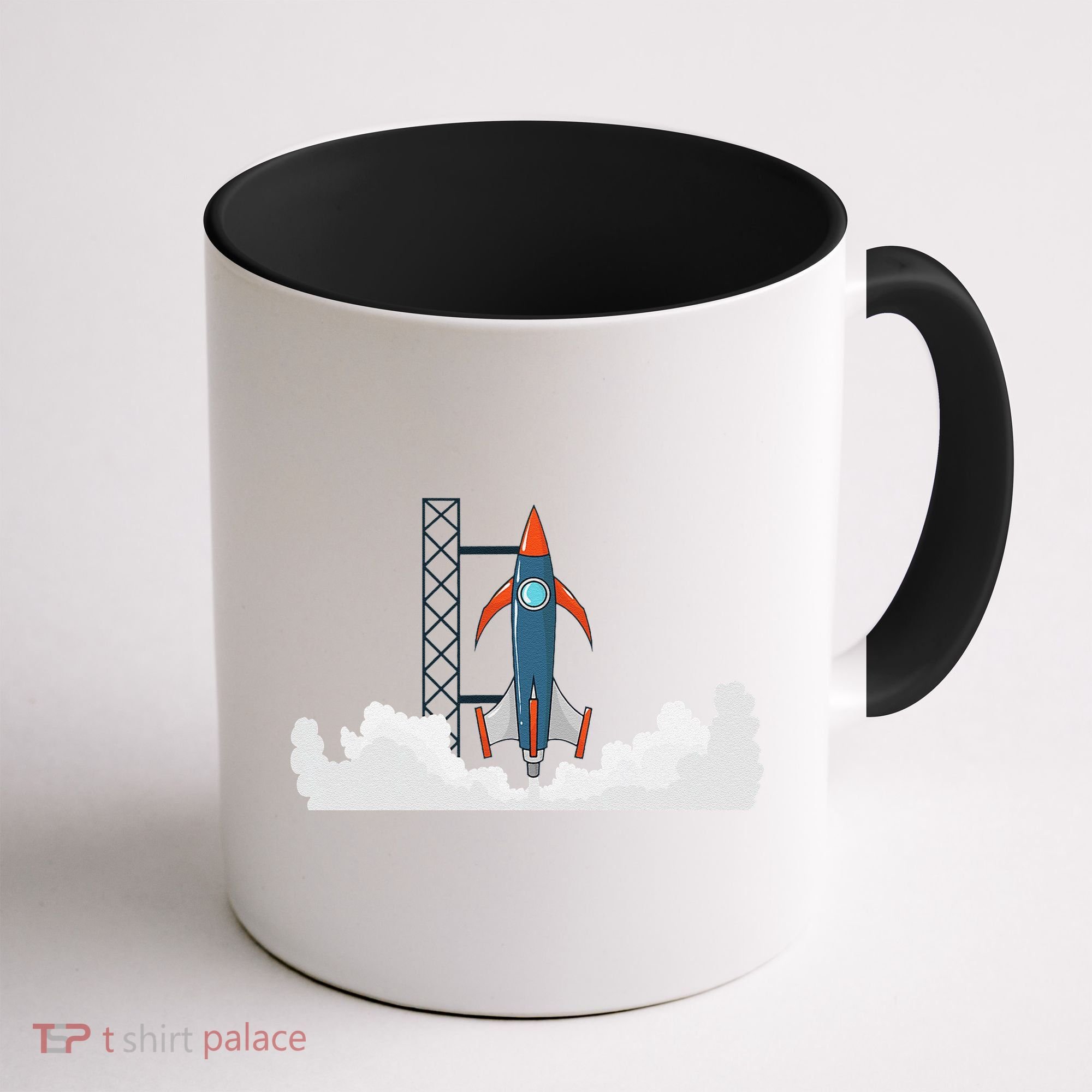 Rocket Launch Into Space Coffee Mug