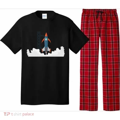 Rocket Launch Into Space Pajama Set