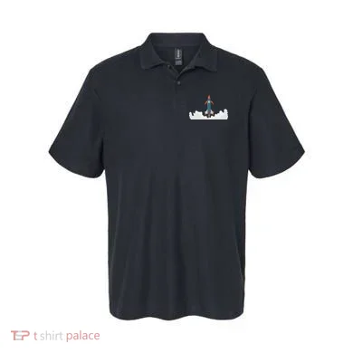 Rocket Launch Into Space Polo