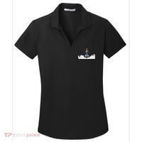 Rocket Launch Into Space Women's Dry Zone Grid Polo thumb 0