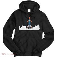Rocket Launch Into Space Tie Dye Hoodie thumb 0