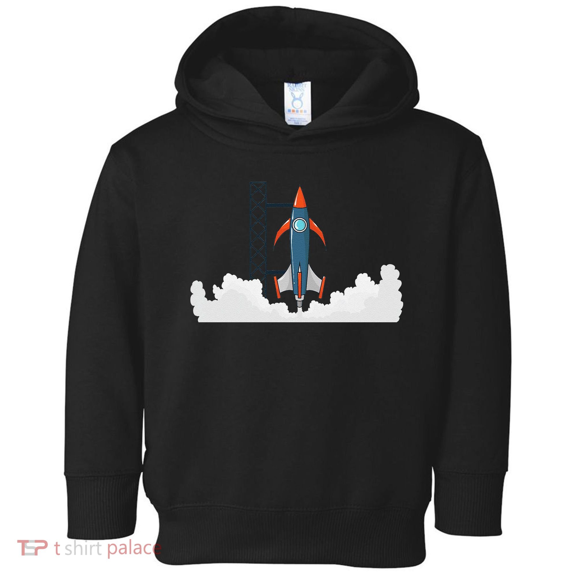 Rocket Launch Into Space Toddler Hoodie