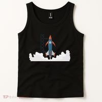 Rocket Launch Into Space Tank Top thumb 2