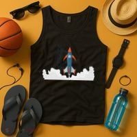 Rocket Launch Into Space Tank Top thumb 4