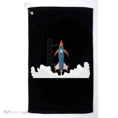 Rocket Launch Into Space Golf Towel