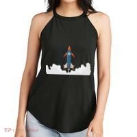 Rocket Launch Into Space Women's Perfect Tri Rocker Tank thumb 2