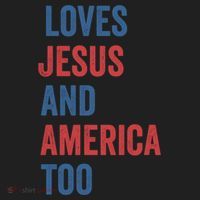 Retro Loves Jesus And America Too God Christian 4th Of July Meaningful Gift Hat thumb 2