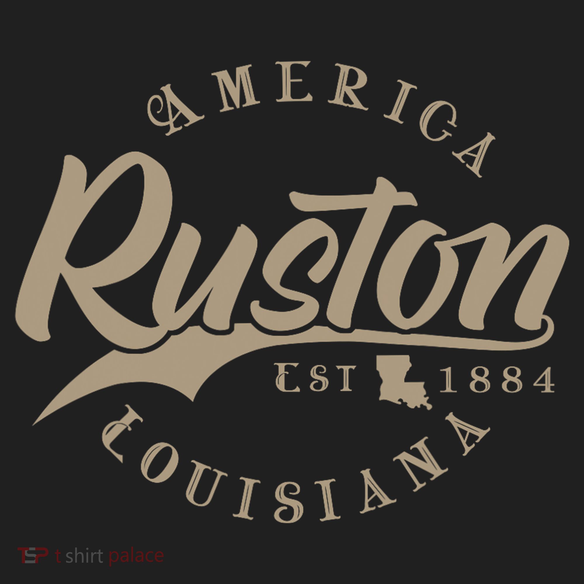 Ruston La Louisiana Golf Towel