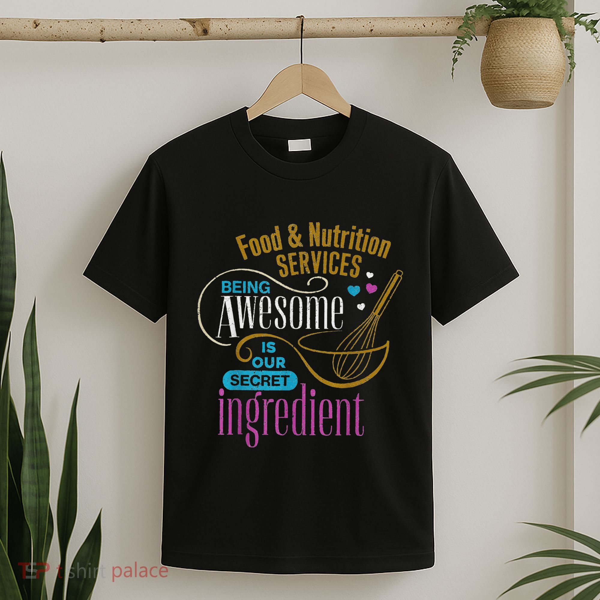 Retro Lunch Lady Food & Nutrition Services Being Awesome T-Shirt