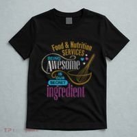 Retro Lunch Lady Food & Nutrition Services Being Awesome T-Shirt thumb 5