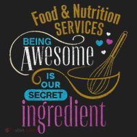 Retro Lunch Lady Food & Nutrition Services Being Awesome Tumbler thumb 3