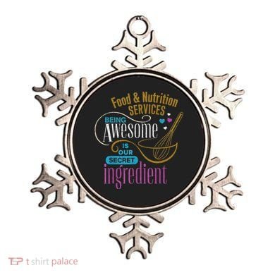 Retro Lunch Lady Food & Nutrition Services Being Awesome Ornament