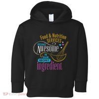 Retro Lunch Lady Food & Nutrition Services Being Awesome Toddler Hoodie thumb 0