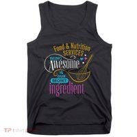 Retro Lunch Lady Food & Nutrition Services Being Awesome Tank Top thumb 0