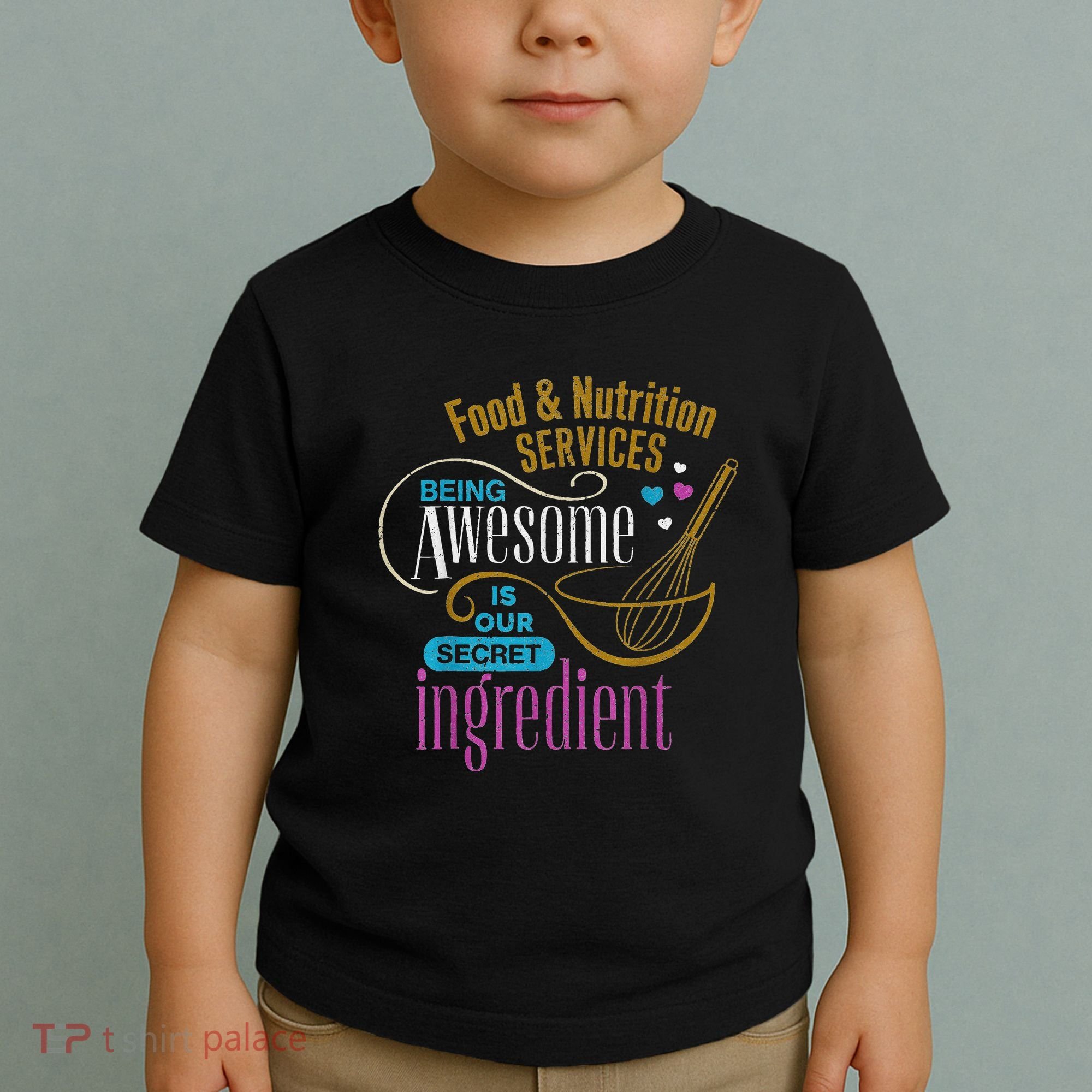 Retro Lunch Lady Food & Nutrition Services Being Awesome Toddler T-Shirt