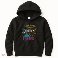 Retro Lunch Lady Food & Nutrition Services Being Awesome Kids Hoodie thumb 0