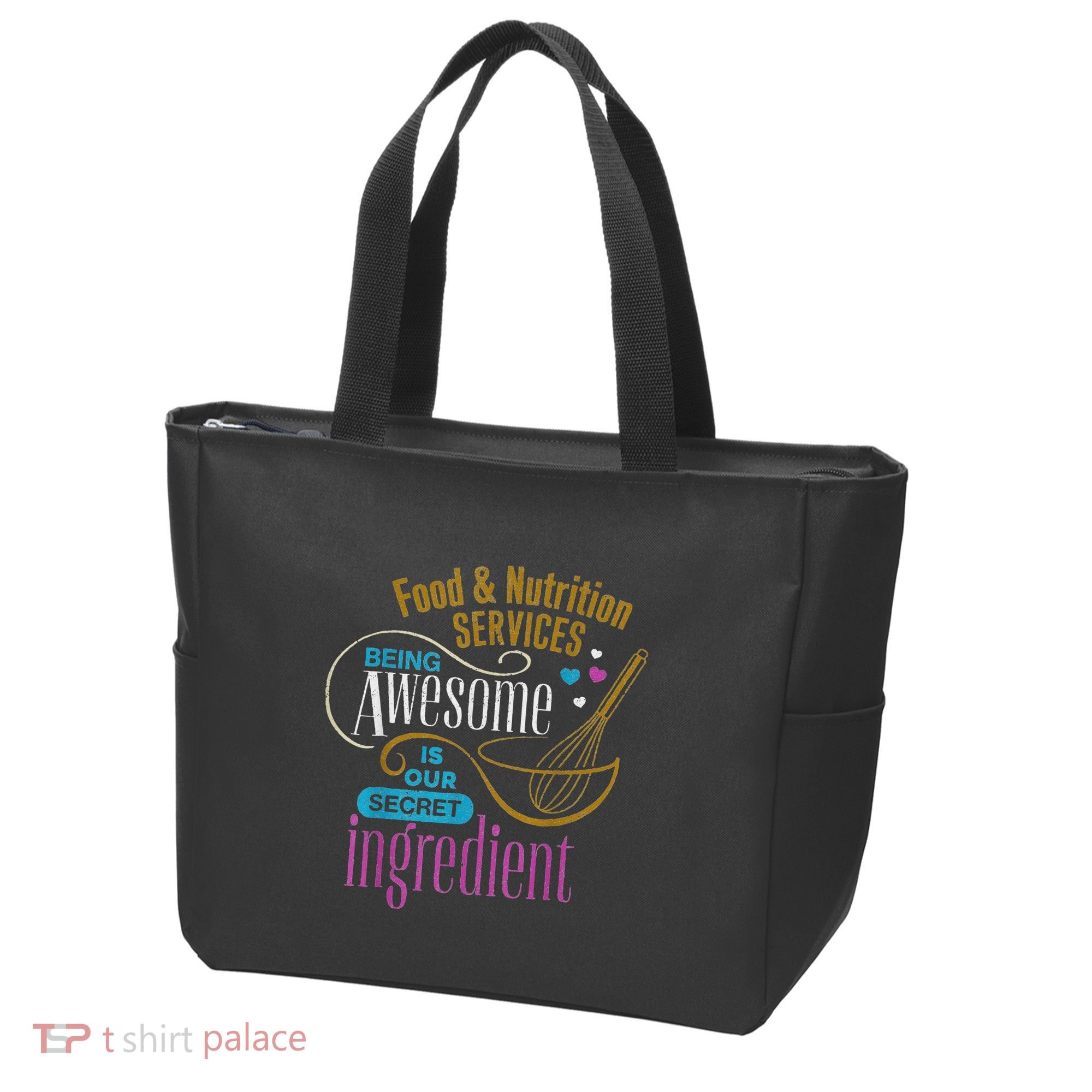 Retro Lunch Lady Food & Nutrition Services Being Awesome Tote Bag
