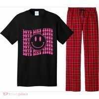 Retro Love Like Jesus Happy Face Aesthetic Pajama Set thumb 0