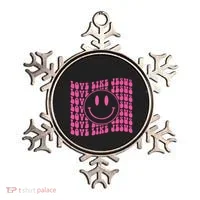 Retro Love Like Jesus Happy Face Aesthetic Ornament thumb 0