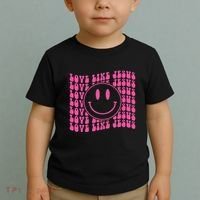 Retro Love Like Jesus Happy Face Aesthetic Toddler T-Shirt thumb 2
