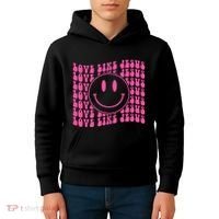 Retro Love Like Jesus Happy Face Aesthetic Kids Hoodie thumb 4