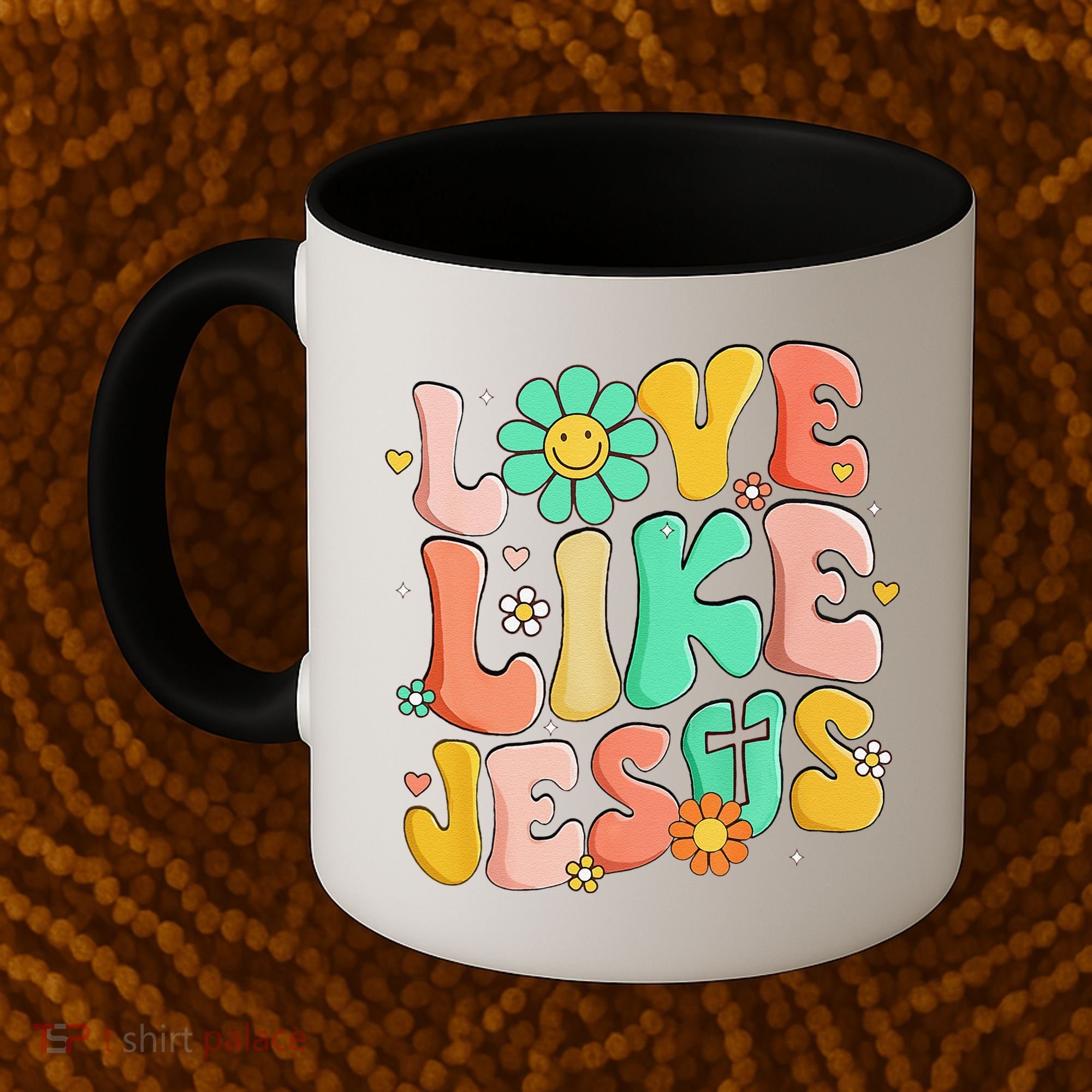 Retro Love Like Jesus Christian Religious God Lovers Gift Coffee Mug