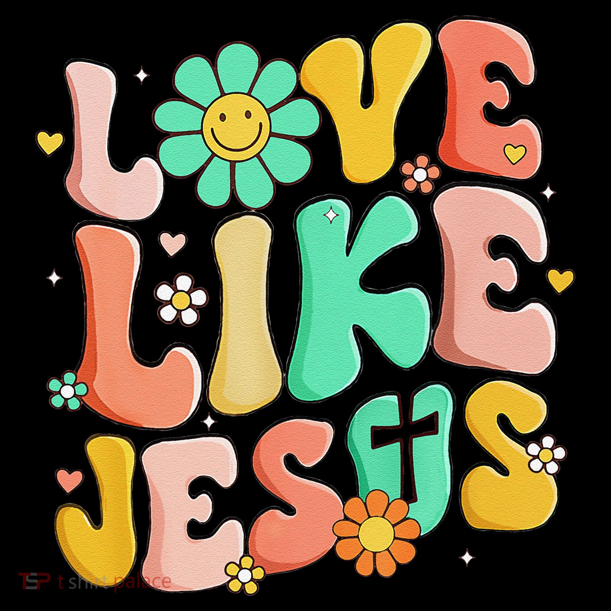 Retro Love Like Jesus Christian Religious God Lovers Gift Coffee Mug