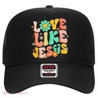 Retro Love Like Jesus Christian Religious God Lovers Gift Hat thumb 0