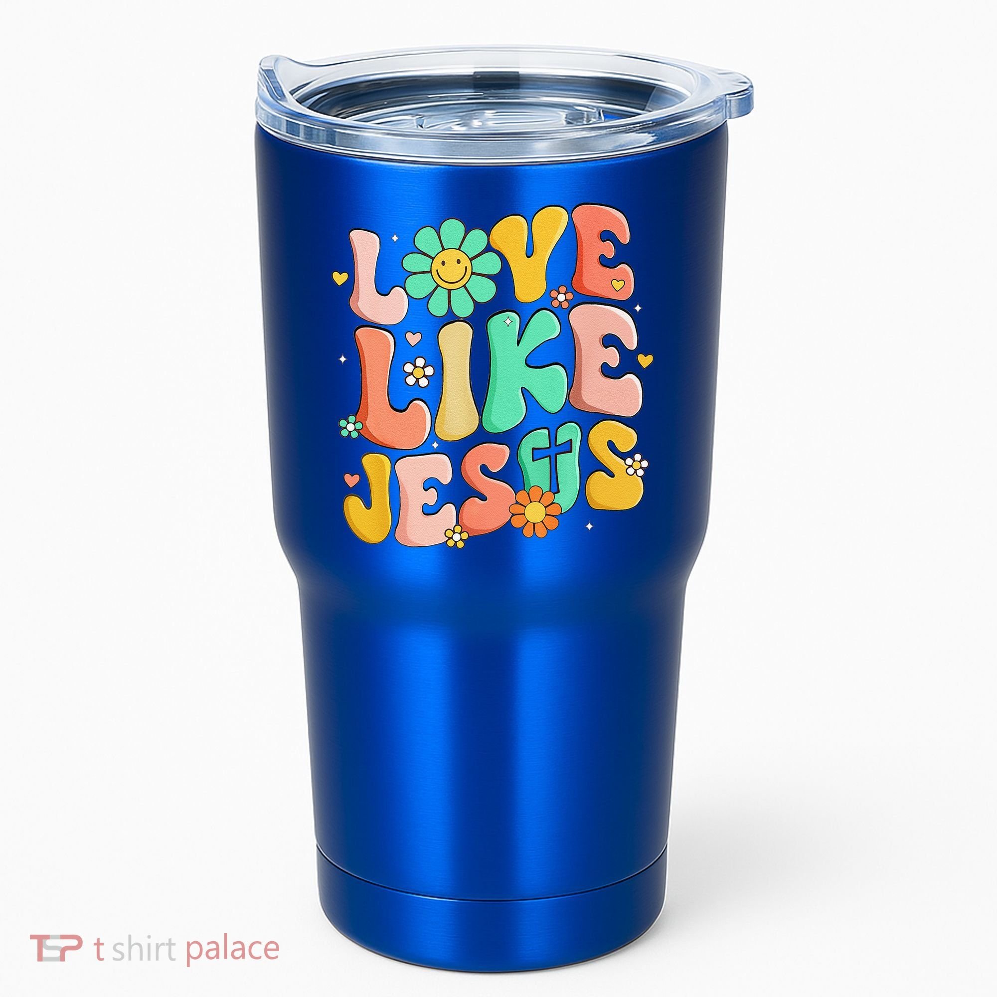 Retro Love Like Jesus Christian Religious God Lovers Gift Tumbler