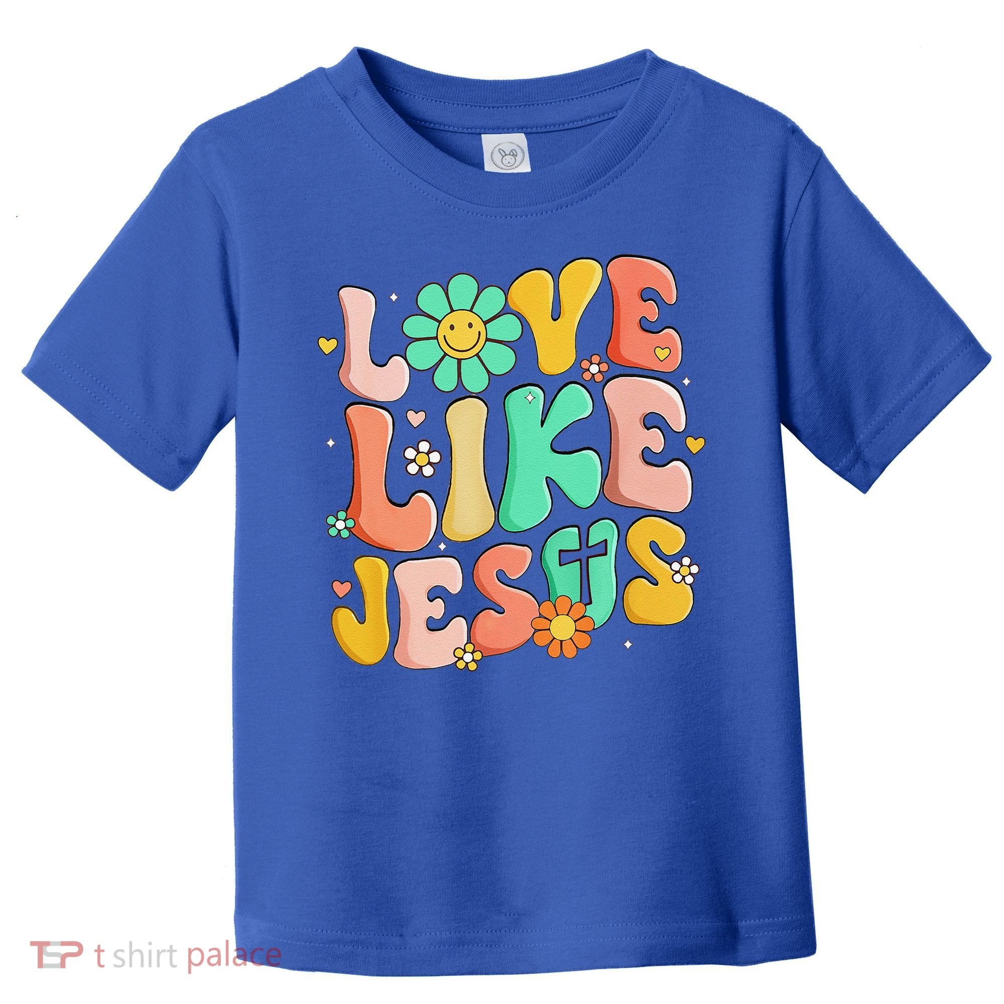 Retro Love Like Jesus Christian Religious God Lovers Gift Toddler T-Shirt