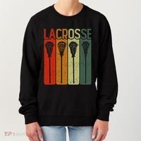 Retro Lax Lacross Stick Women Lacrosse Player Women's Sweatshirt thumb 0