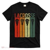 Retro Lax Lacross Stick Women Lacrosse Player T-Shirt thumb 0