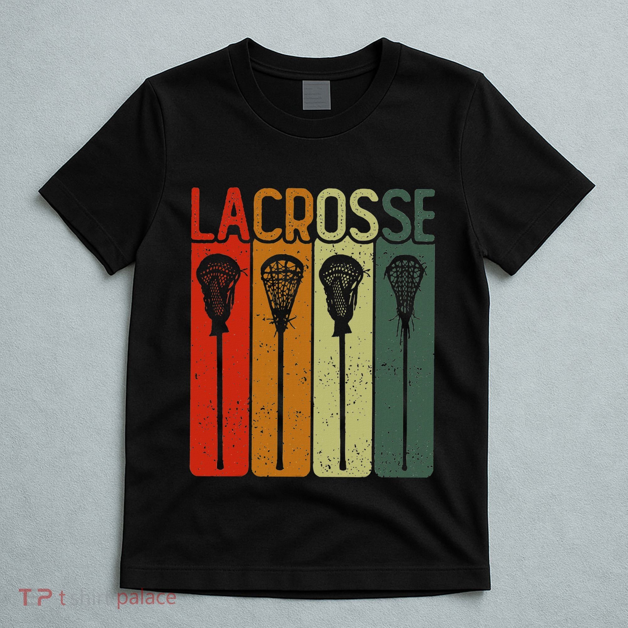 Retro Lax Lacross Stick Women Lacrosse Player T-Shirt