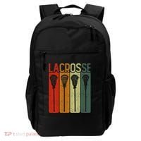 Retro Lax Lacross Stick Women Lacrosse Player Backpack thumb 0