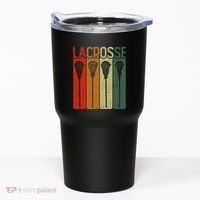 Retro Lax Lacross Stick Women Lacrosse Player Tumbler thumb 0