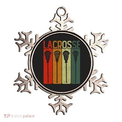 Retro Lax Lacross Stick Women Lacrosse Player Ornament